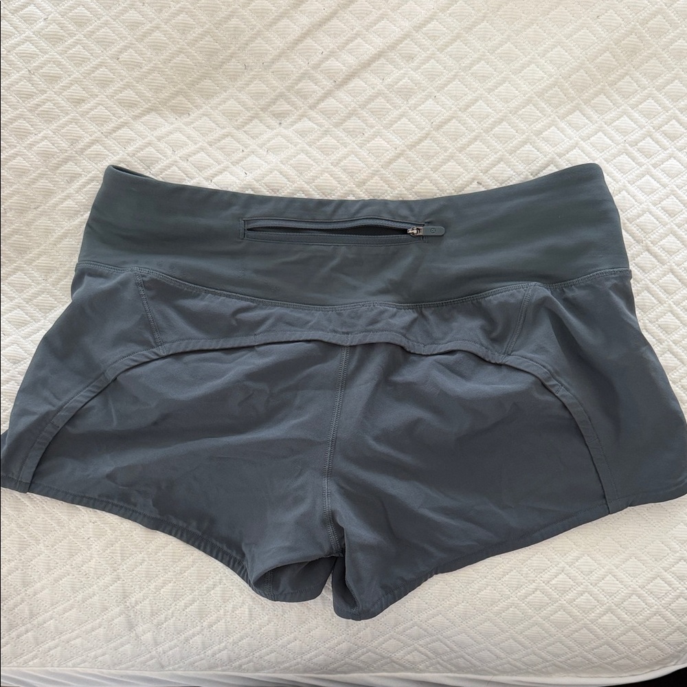 lululemon bluish gray Women's Running Shorts